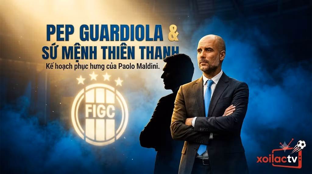 Huấn luyện viên Pep Guardiola trở thành ứng viên hàng đầu dẫn dắt đội tuyển bóng đá quốc gia Ý trong kế hoạch phục hưng của Paolo Maldini.