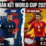 Xem trực tiếp bóng đá Pháp vs Tây Ban Nha bán kết World Cup 2026 chất lượng Full HD trên nền tảng Xoilac TV.